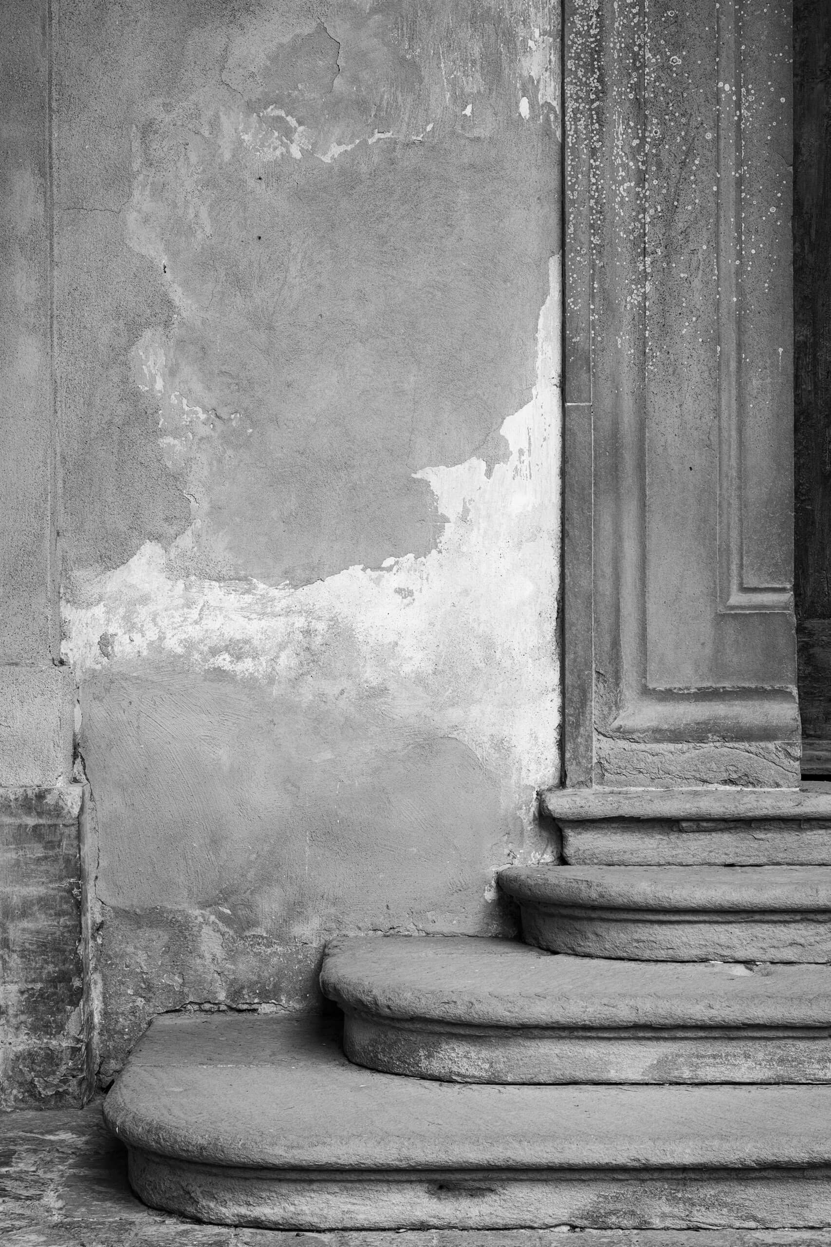 Detail of Tuscan Monastery Steps